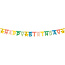 Letterslinger "Happy Birthday" Retro - 1,6 mtr