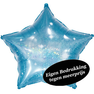 Folatex Folieballon Ster Galactic Aqua - 61cm