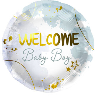 Folatex Folieballon Welcome Baby Boy - 45cm