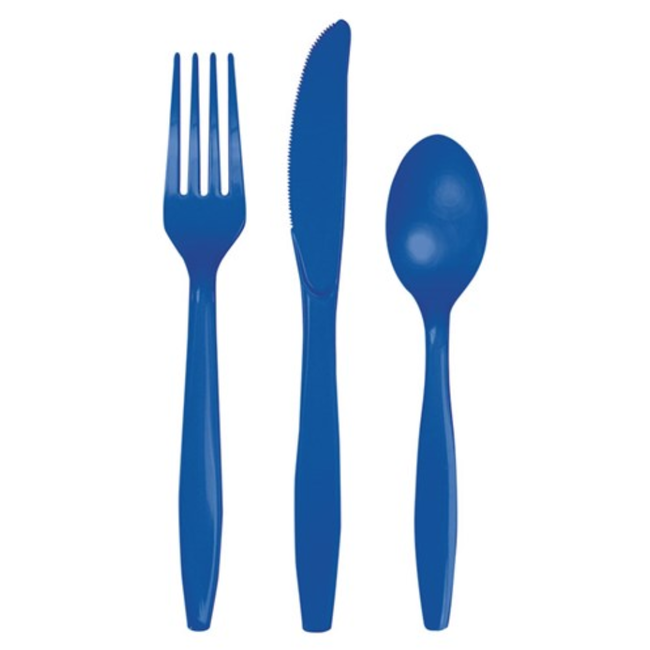 Bestek Donker Blauw - 18 stuks