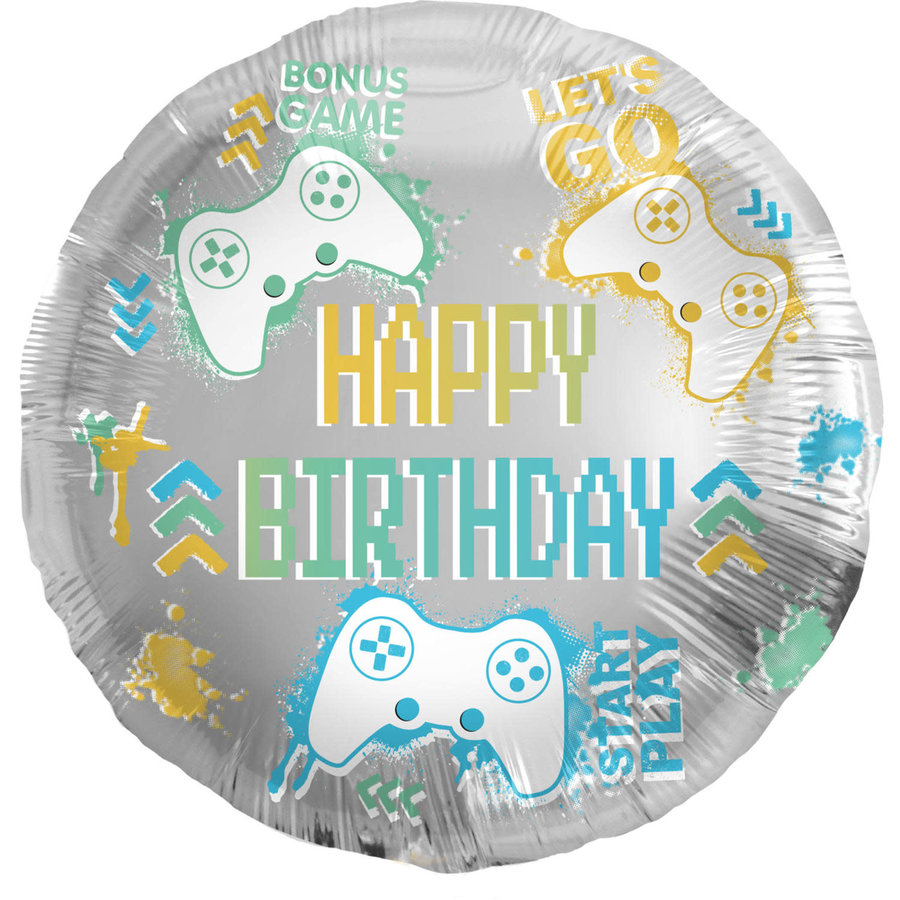 Folieballon Verjaardag Gaming-1