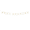 Banner Just Married - wit - 15 x 155 cm