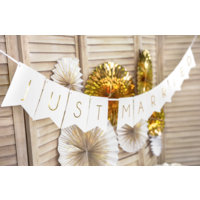 thumb-Banner Just Married - wit - 15 x 155 cm-3