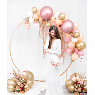 Strong Balloons Ronde Ballon Chrome Goud - 60 cm - 1 stuk
