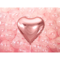 thumb-Folieballon Hart Rose Gold-6