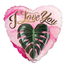 Haza-Witbaard Folieballon - ECO love you heart - 46cm