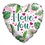 Haza-Witbaard Folieballon - ECO love hearts - 46cm