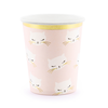 Bekertjes Pink Cat - 6 st - 200ml