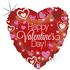 Grabo Folieballon  Sparkling Valentine's Day