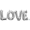 Anagram Folieballon SuperShape "Love" Silver