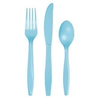 Unique Bestek Licht Blauw - 18 stuks