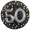 Anagram Folieballon 3D Sparkling Birthday 50