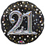 Anagram Folieballon 3D Sparkling Birthday 21 - 81x81cm