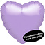 Folieballon Hart Metallic Lila