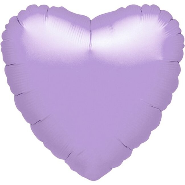 Folieballon Hart Metallic Lila