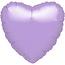 Folieballon Hart Metallic Lila