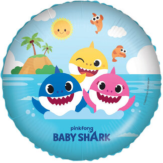 Anagram Folieballon Baby Shark - 45cm