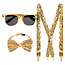 Glitter Accessoires Set - Goud