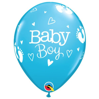 Qualatex Helium ballon It's a Boy Voetjes (28cm)