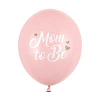 Heliumballon Mom to Be - Pastel Pink (28cm)