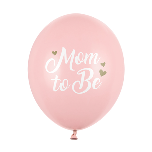 Heliumballon Mom to Be - Pastel Pink (28cm) 