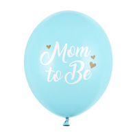 Heliumballon Mom to Be - Pastel Blue (28cm)