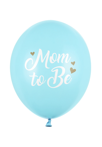 Heliumballon Mom to Be - Pastel Blue (28cm) 