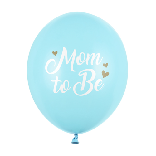 Heliumballon Mom to Be - Pastel Blue (28cm) 