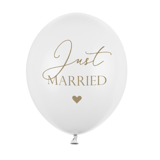 Strong Balloons Ballonnen Wit Just Married
