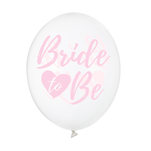 Ballonnen Doorzichtig Bride To Be - Roze 