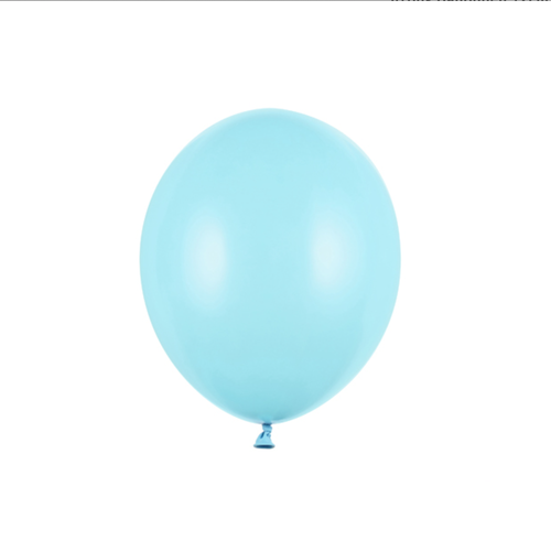 100 Ballonnen Pastel Light Blue - 12 cm 
