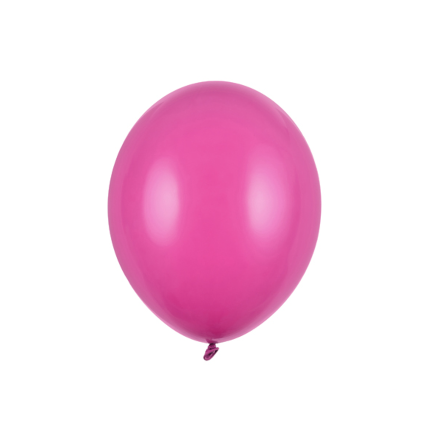 100 Ballonnen Pastel Hot Pink - 12 cm-1