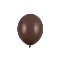 thumb-100 Ballonnen Pastel Cocoa Brown - 12 cm-1