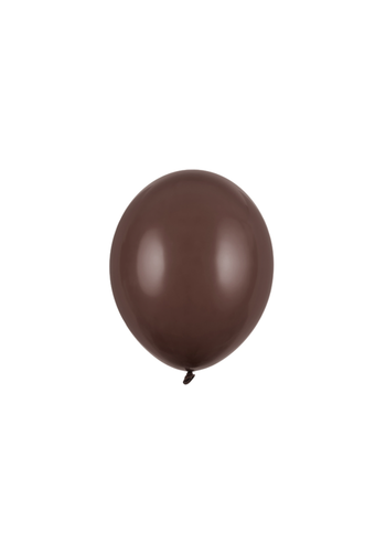 100 Ballonnen Pastel Cocoa Brown - 12 cm 