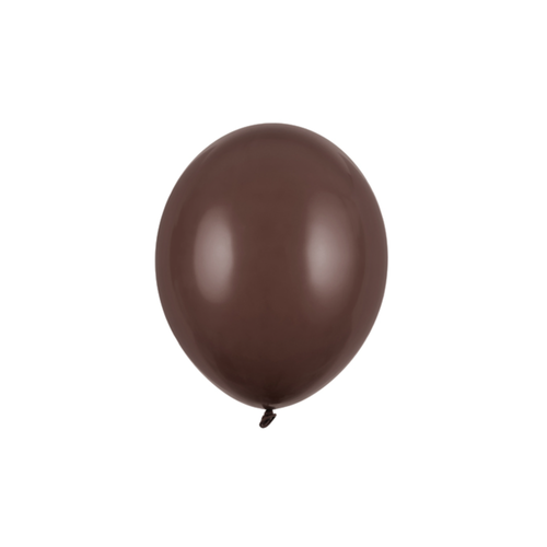 100 Ballonnen Pastel Cocoa Brown - 12 cm 