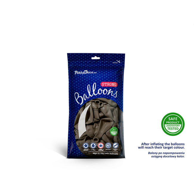 100 Ballonnen Pastel Cappuccino - 12 cm