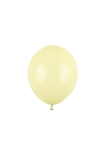 100 Ballonnen Pastel Light Yellow - 12 cm 