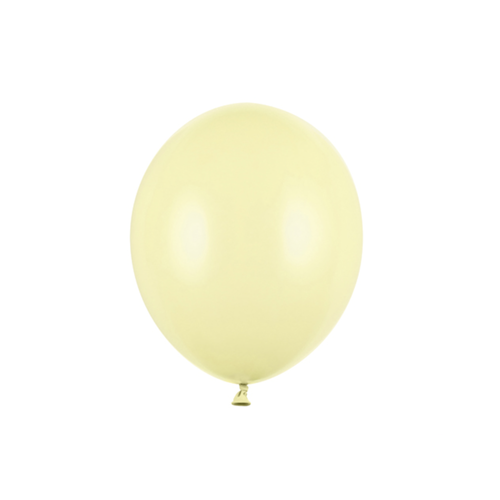 100 Ballonnen Pastel Light Yellow - 12 cm 
