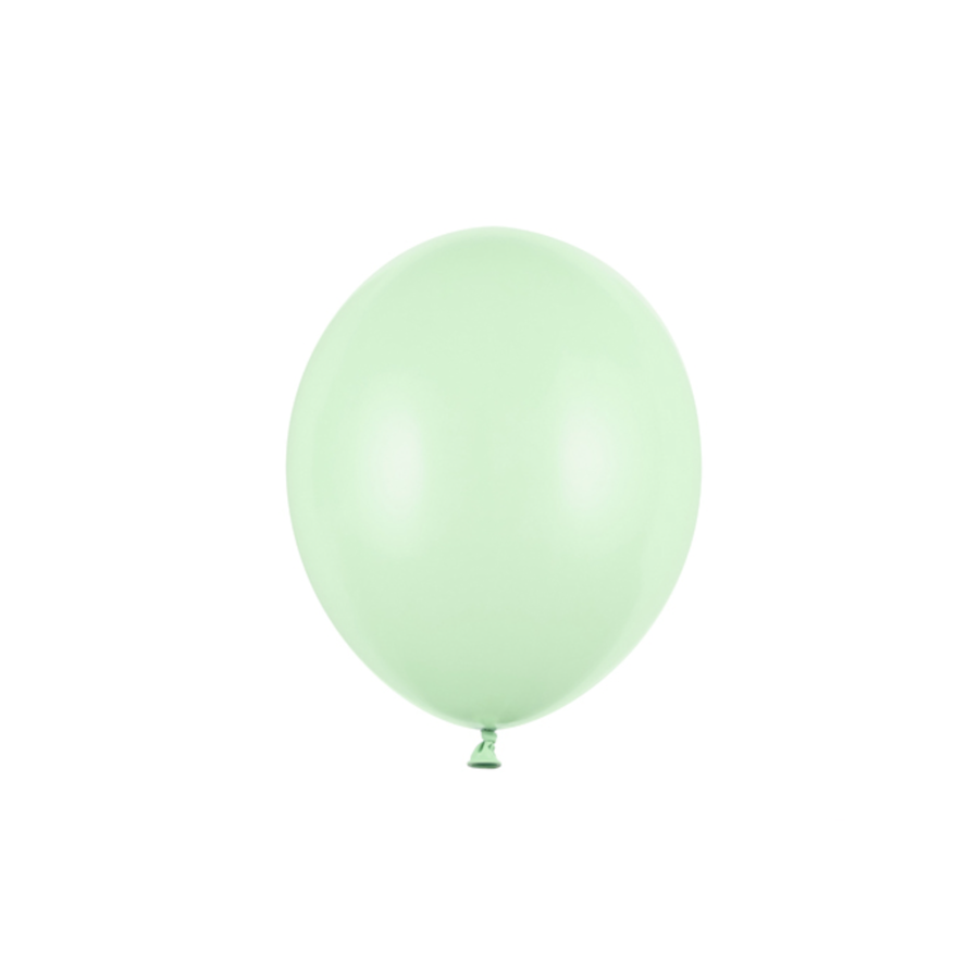 100 Ballonnen Pastel Pistache - 12 cm-1