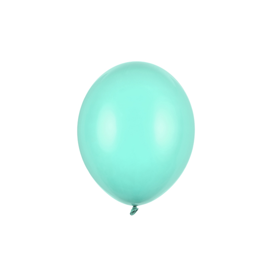 100 Ballonnen Pastel Light Mint - 12 cm-1