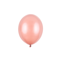 thumb-100 Ballonnen Metallic Rosé Gold - 12 cm-1