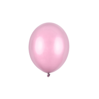 thumb-100 Ballonnen Metallic Licht Roze - 12 cm-1