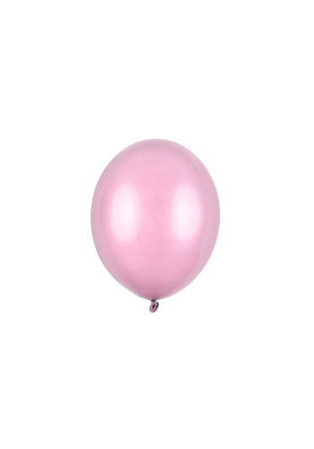 100 Ballonnen Metallic Licht Roze - 12 cm 