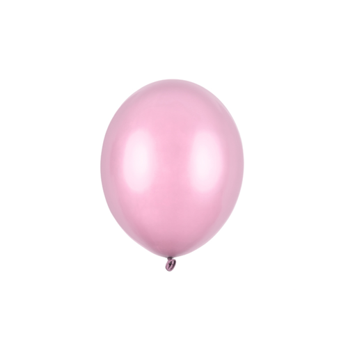 100 Ballonnen Metallic Licht Roze - 12 cm 