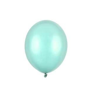Strong Balloons 100 Ballonnen Metallic Mint Green - 12 cm