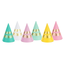 PartyDeco Feest hoedjes Happy Birthday - 6 st