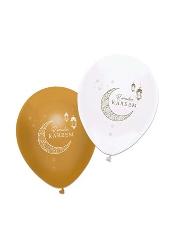 Ballonnen "Ramadan Kareem" - 6st - 30cm 