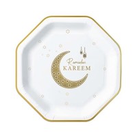 Bordjes "Ramadan Kareem" - 6st - 23cm