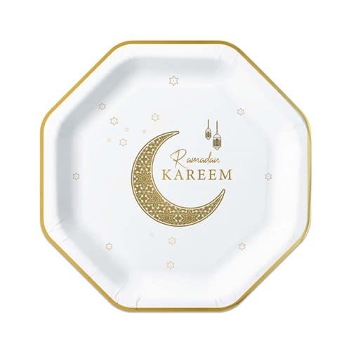 Bordjes "Ramadan Kareem" - 6st - 23cm 
