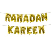 Folieballonnen Letterslinger "Ramadan Kareem"